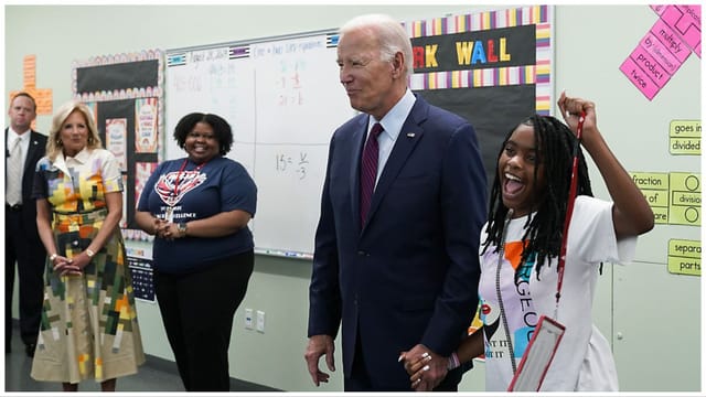 Jill Biden: Was Jill Biden greeted with expletives by a middle school