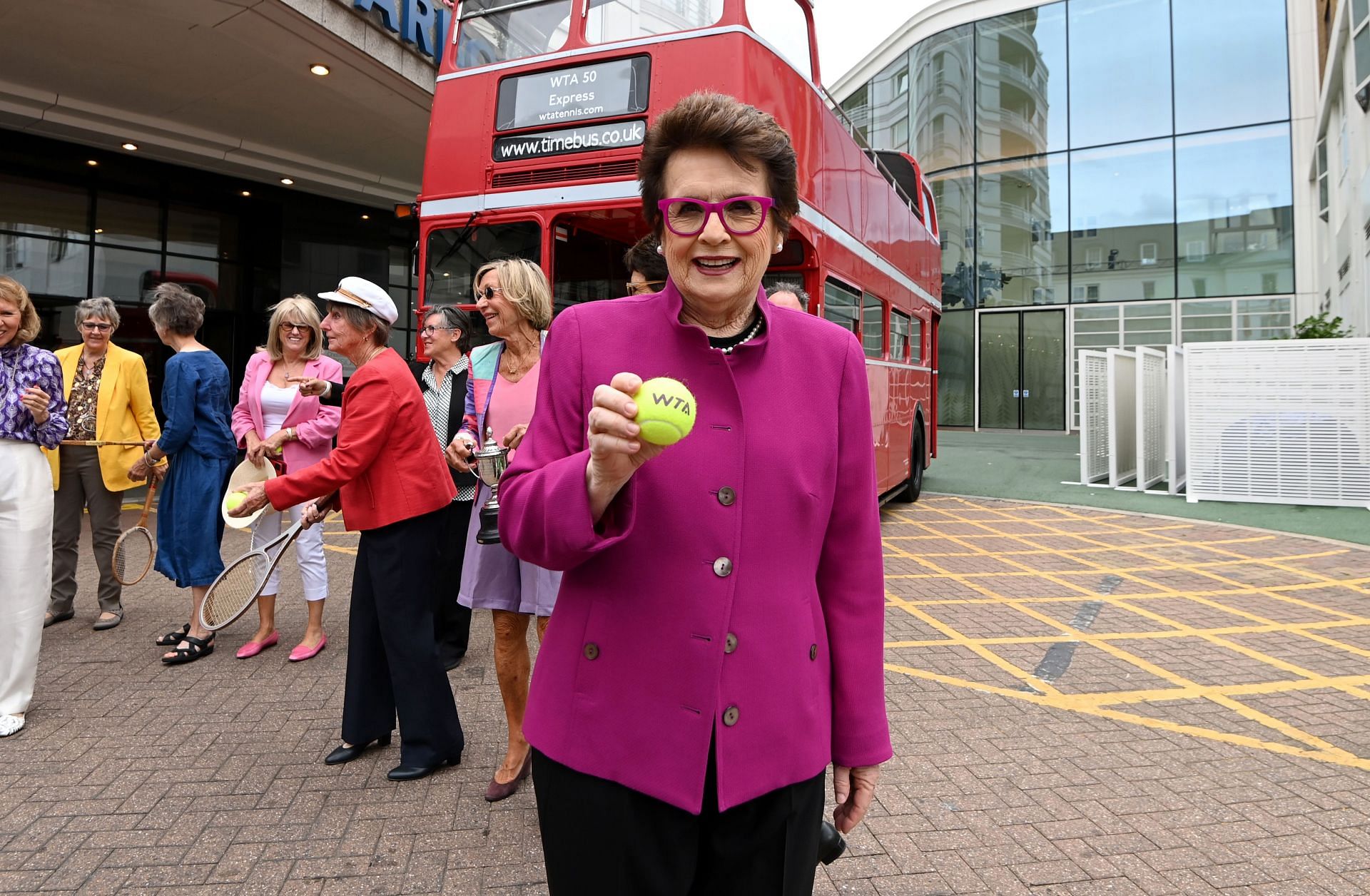 Billie Jean King during WTA 50th Anniversary