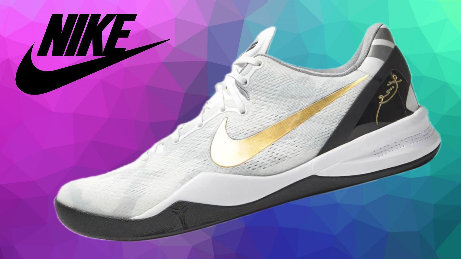 Nike Kobe 8 Protro: Nike Kobe 8 Protro “White Metallic Gold Black