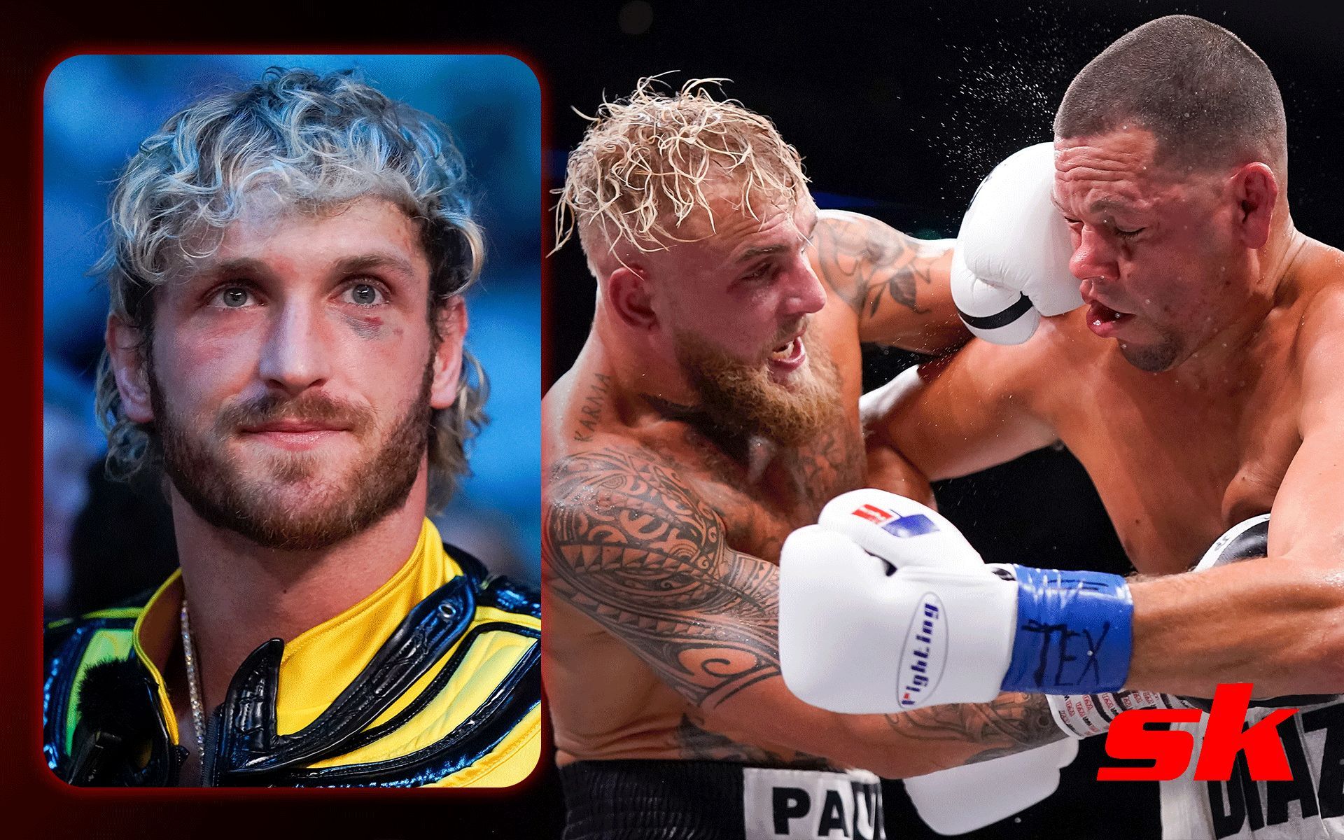 Logan Paul and Nate Diaz vs. Jake Paul [Image credits: Getty Images]