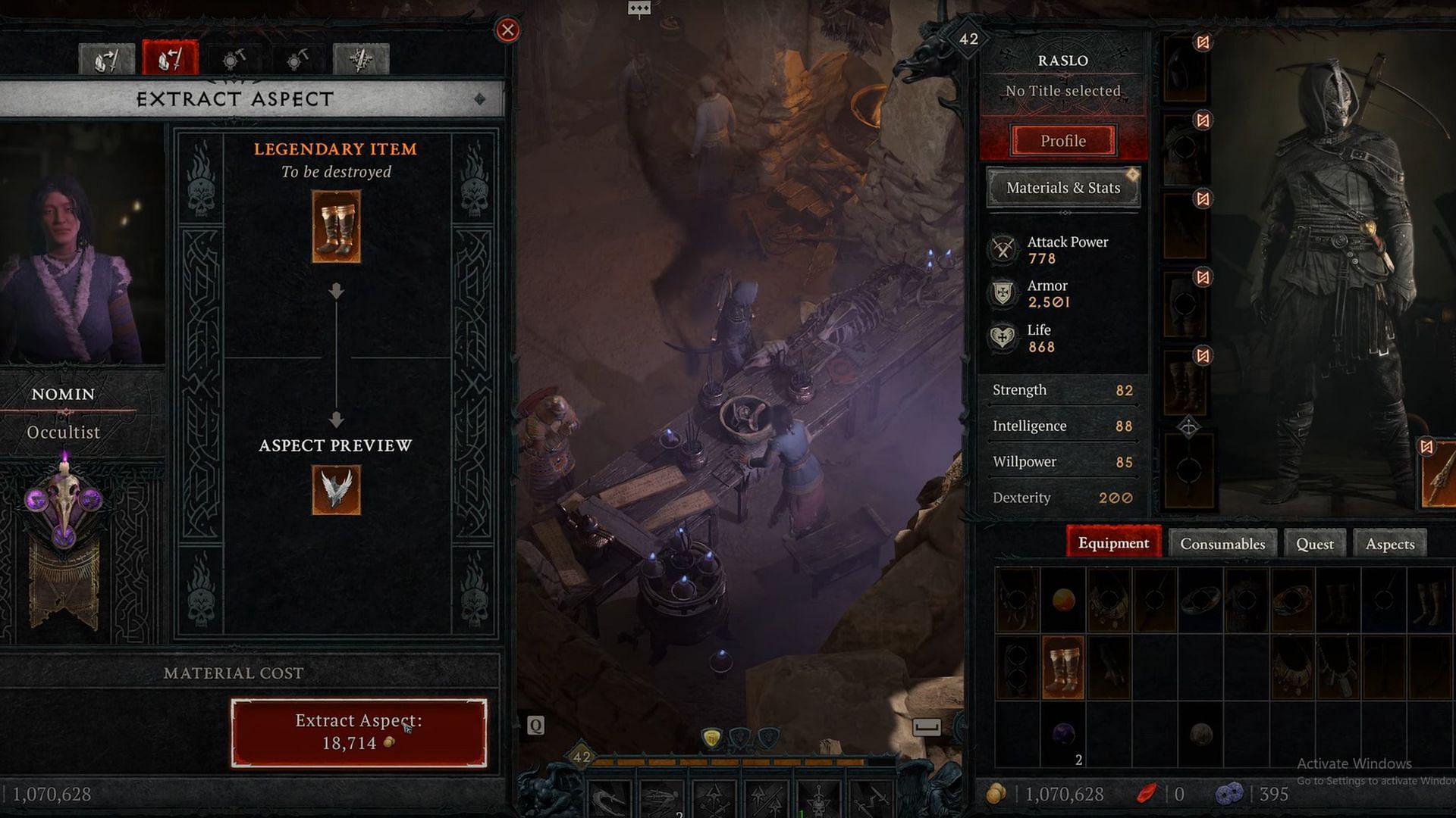 The Aspect of Synergy in Diablo 4 (Image via Blizzard Entertainment)