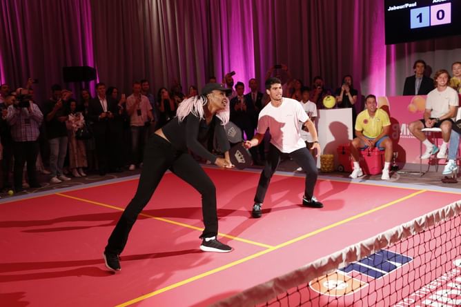Venus Williams partners with Carlos Alcaraz in pickleball exhibition event ahead of US Open 2023