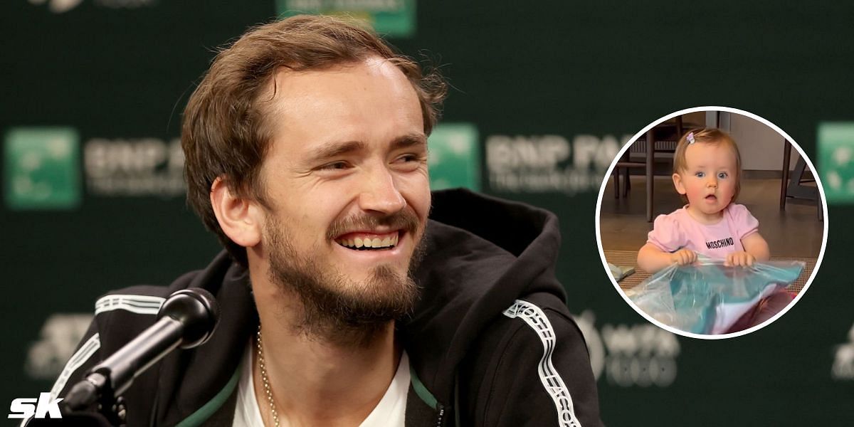 WATCH: Daniil Medvedev's Baby Daughter Alisa Helps Him Unpack His Kit ...