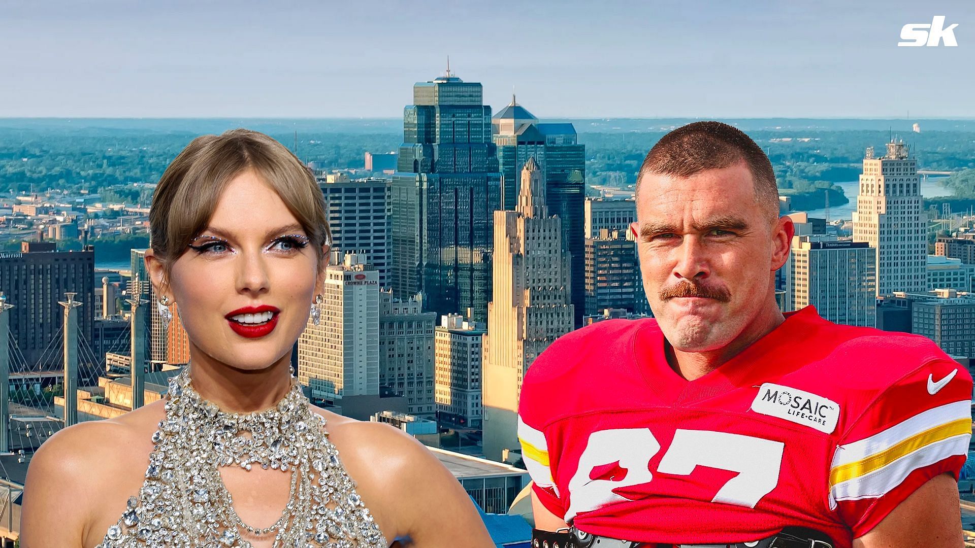 Travis Kelce gets cocky while predicting Taylor Swift's opinion on his  viral mustache photo