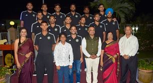 [In Pictures] Indian High Commissioner hosts Team India ahead of IND vs WI 2nd T20I