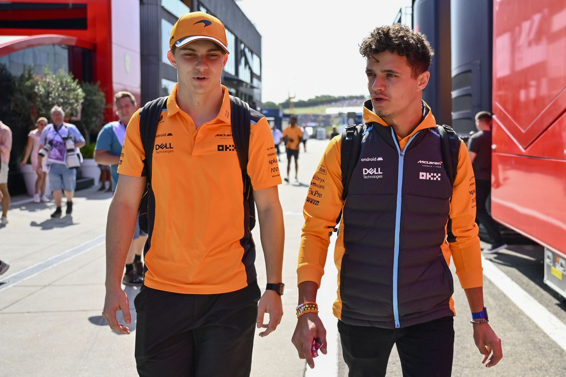 Oscar Piastri and Lando Norris