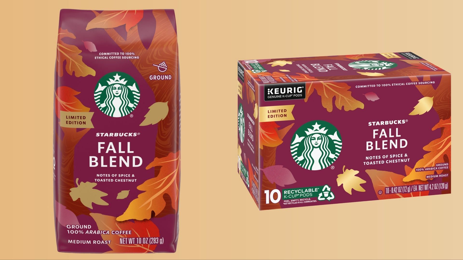 Fall Blend Coffee Roast (Image via Starbucks)