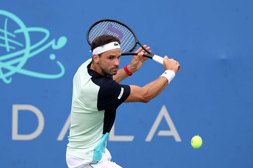 Dimitrov at the 2023 Citi Open.