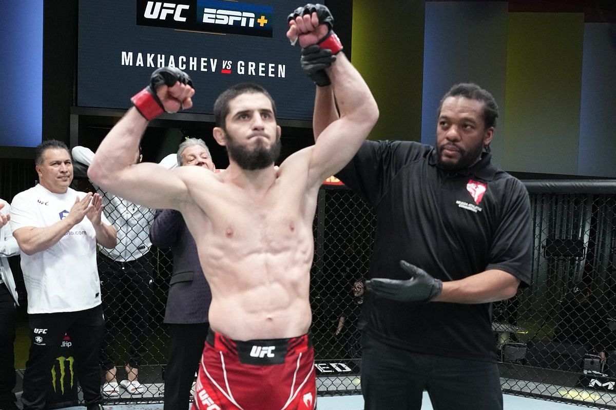 Islam Makhachev was given a mismatched fight with Bobby Green in 2022 [Image Credit: @ufc on Twitter]