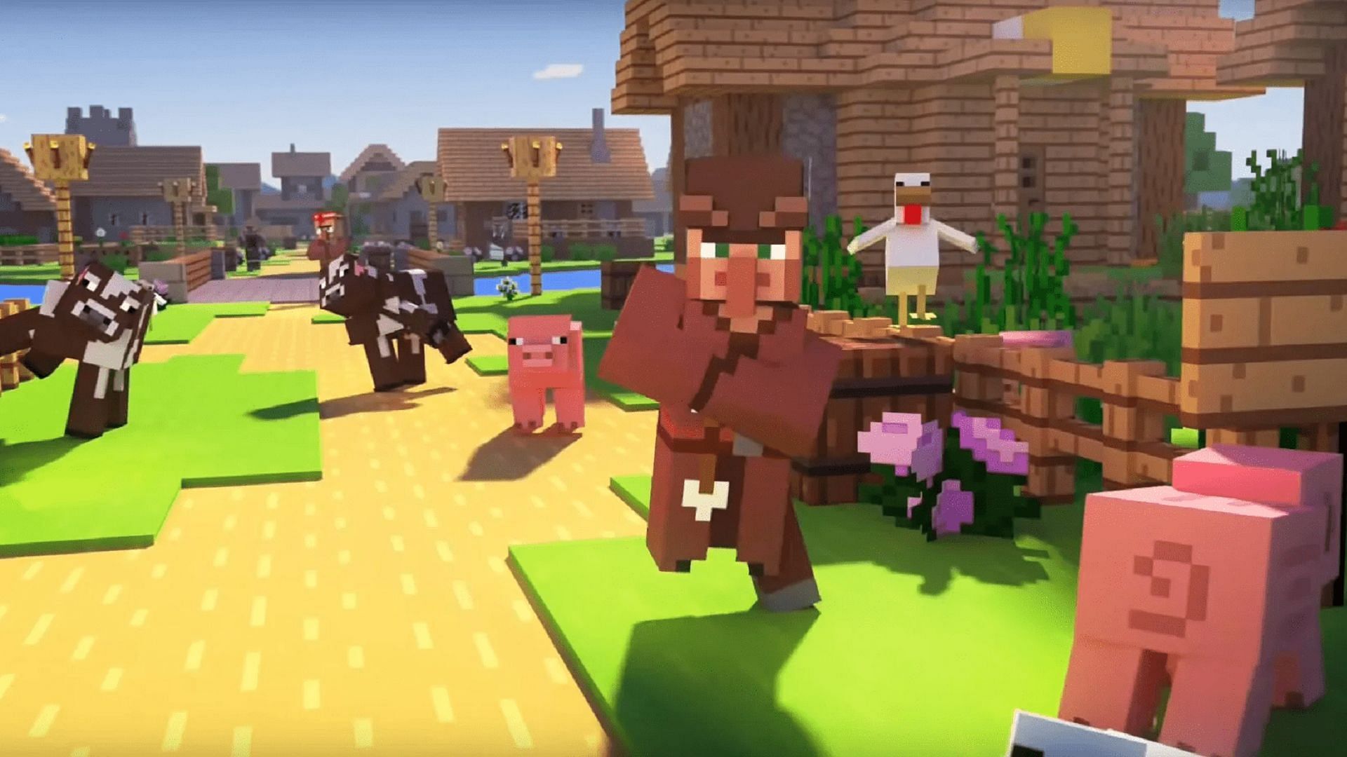 Minecraft 1.21 may not have a release date, but it could be an excellent opportunity for villages and villagers (Image via Mojang)