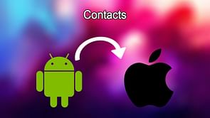 Transfer contacts from Android to iPhone