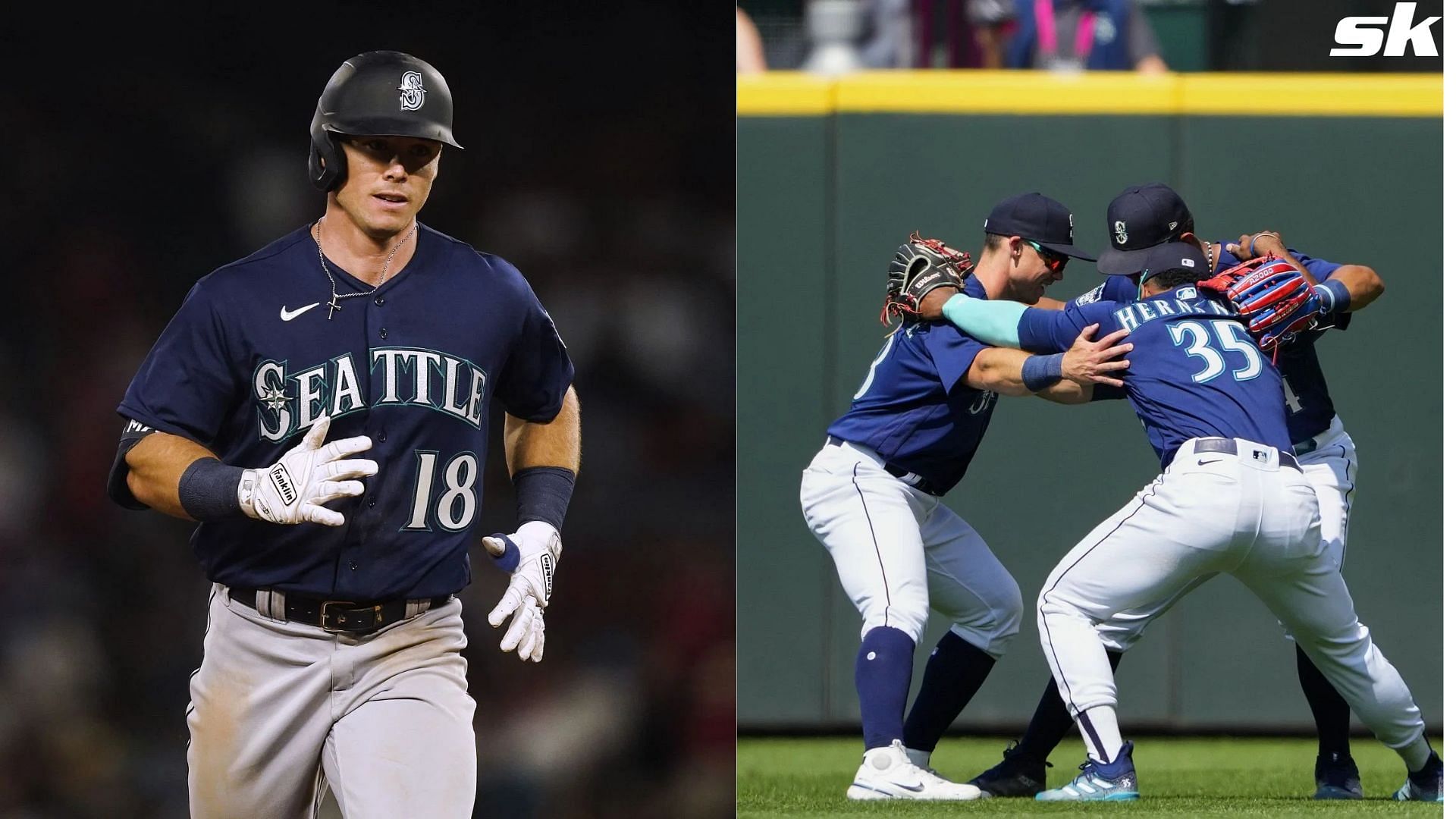 Seattle Mariners Rookie Cade Marlowe - Outfield Victory Dance
