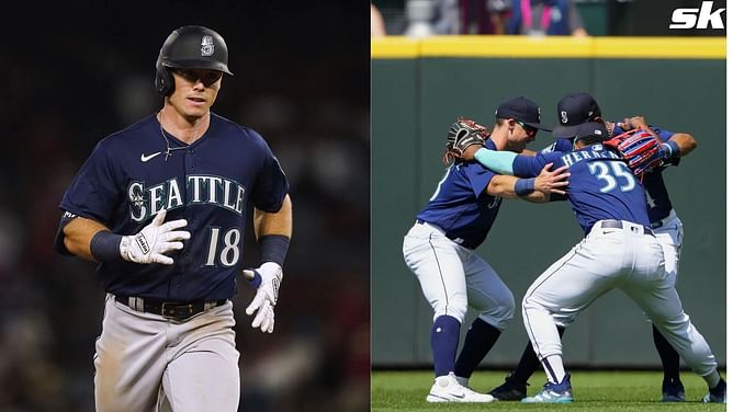Seattle Mariners clubhouse erupts after rookie OF hits go-ahead grand slam to defeat Los Angeles Angels: "You got Shohei we've got Cade Marlowe"