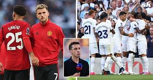 “Well done Spurs” – Gary Neville admits Manchester United have ‘lot of work’ to do after being outplayed by Tottenham in 2-0 defeat