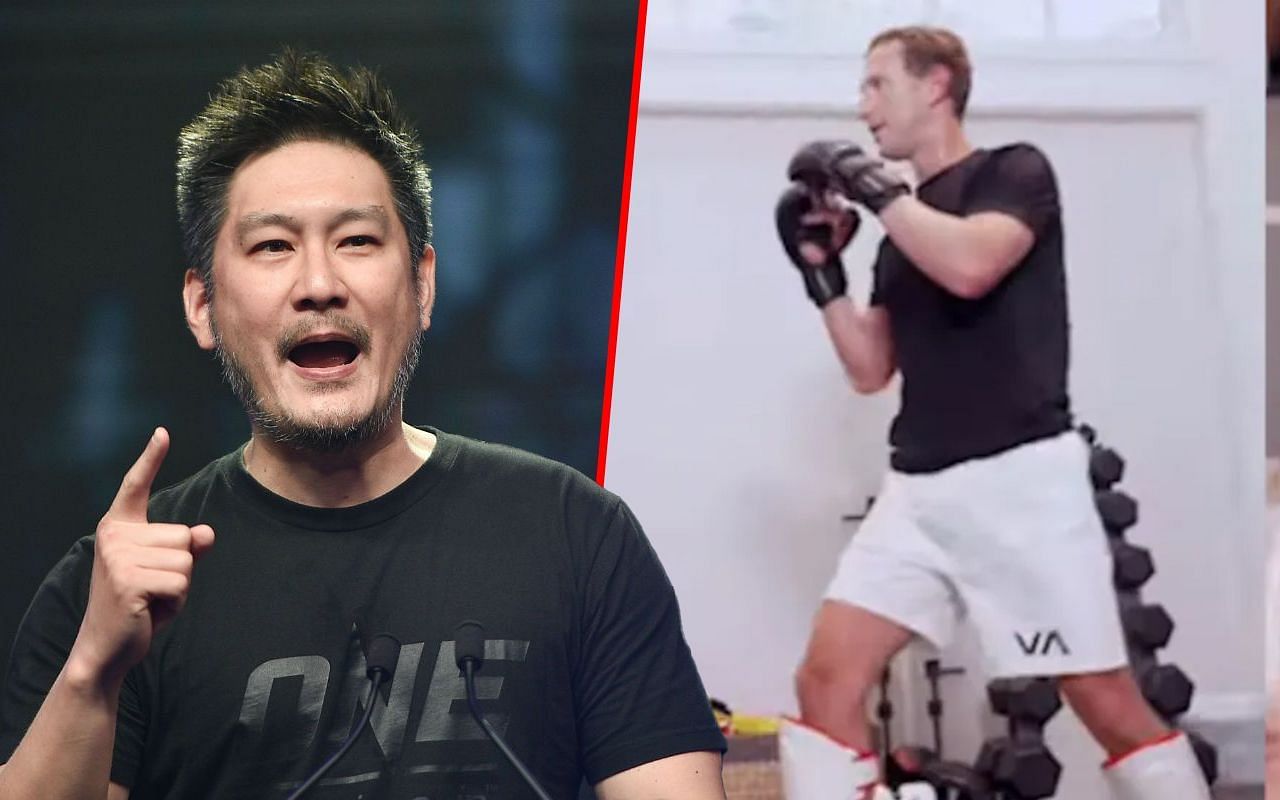 Chatri Sityodtong (left) and Mark Zuckerberg (right). [Image: ONE Championship]