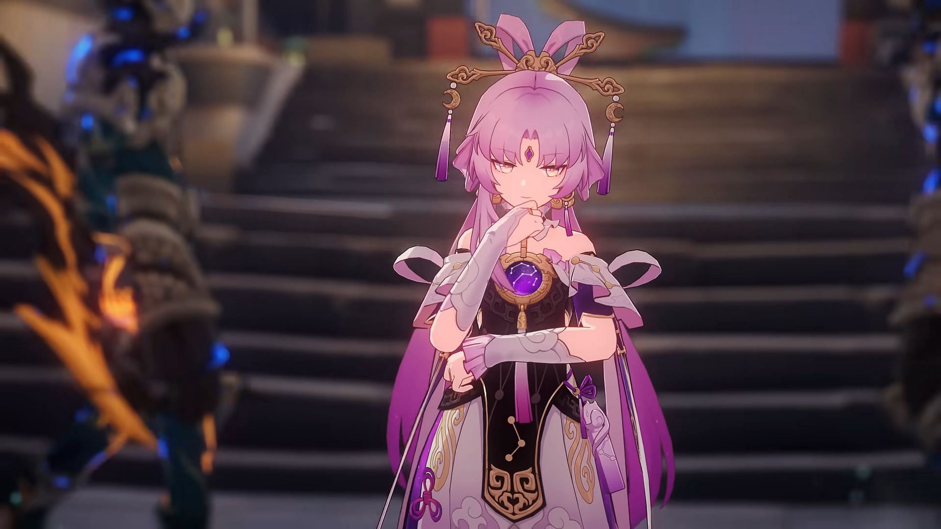 Screengrab of Fu Xuan from Honkai Star Rail 1.3 trailer