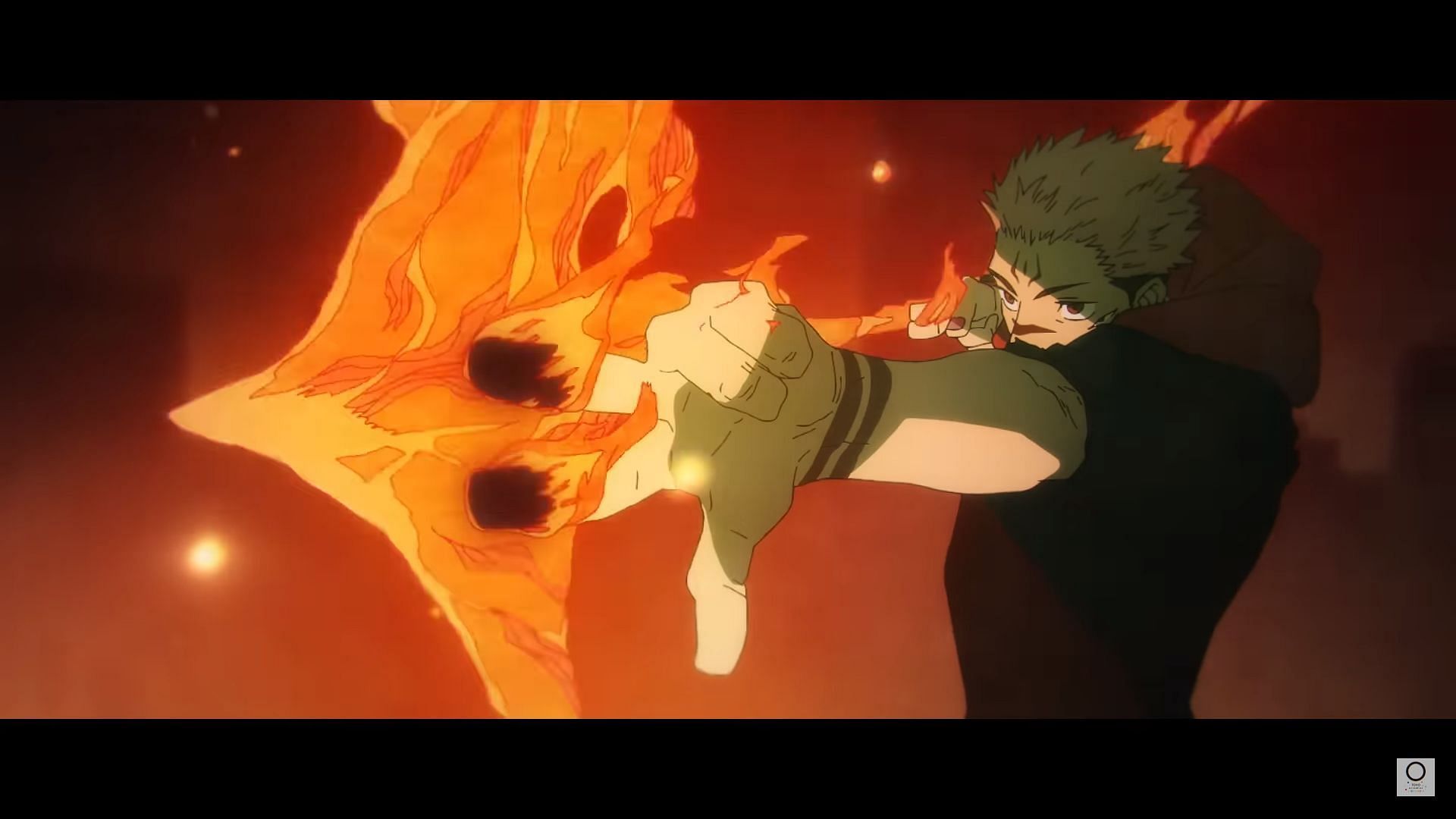 Ryomen Sukuna uses Flame Arrow in the latest Jujutsu Kaisen Trailer (Image via MAPPA)