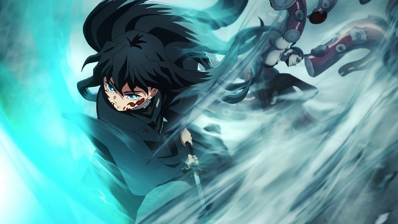 Muichiro Tokito in action (Image via Ufotable).