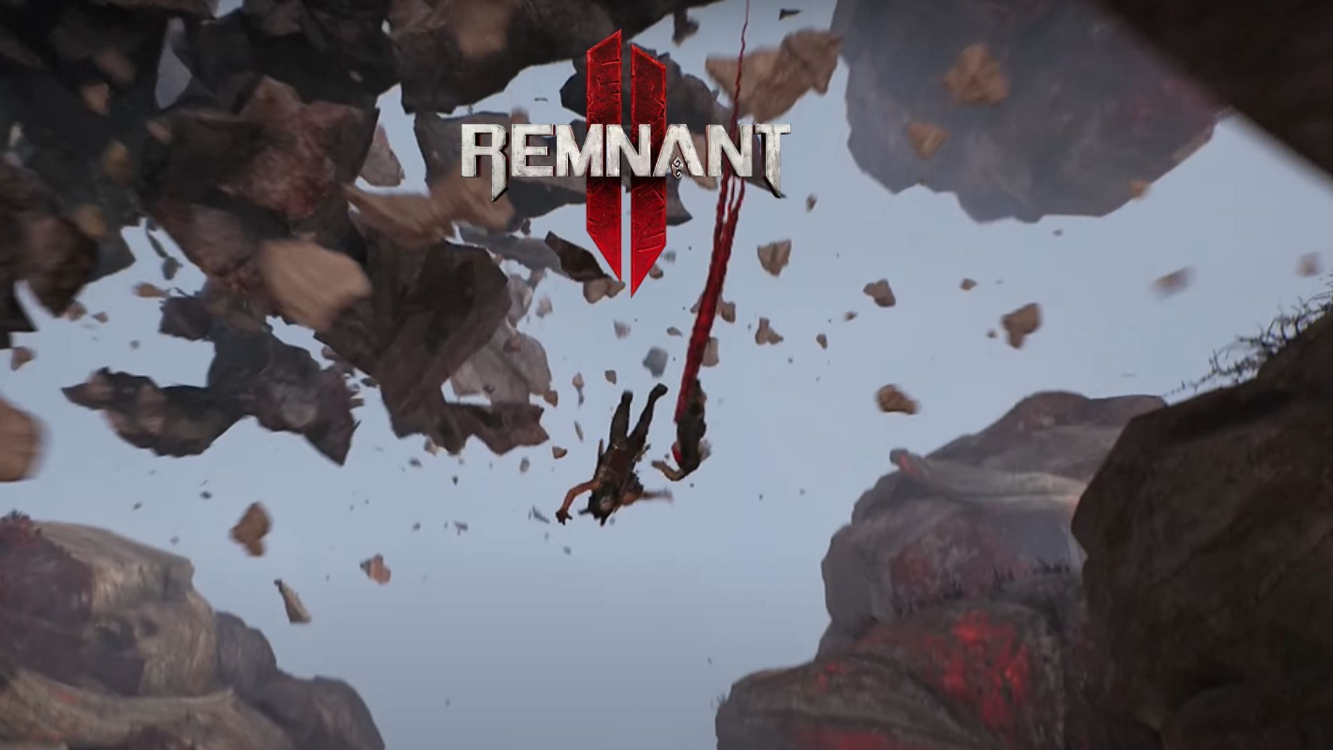 Handler and the Companion falling down in Remnant 2 (Image via Gunfire Games)