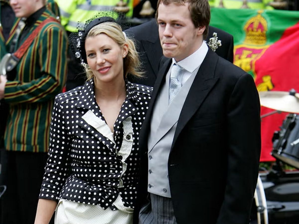 Royal Wedding Ensemble of Sara Bowles (Image via Getty)