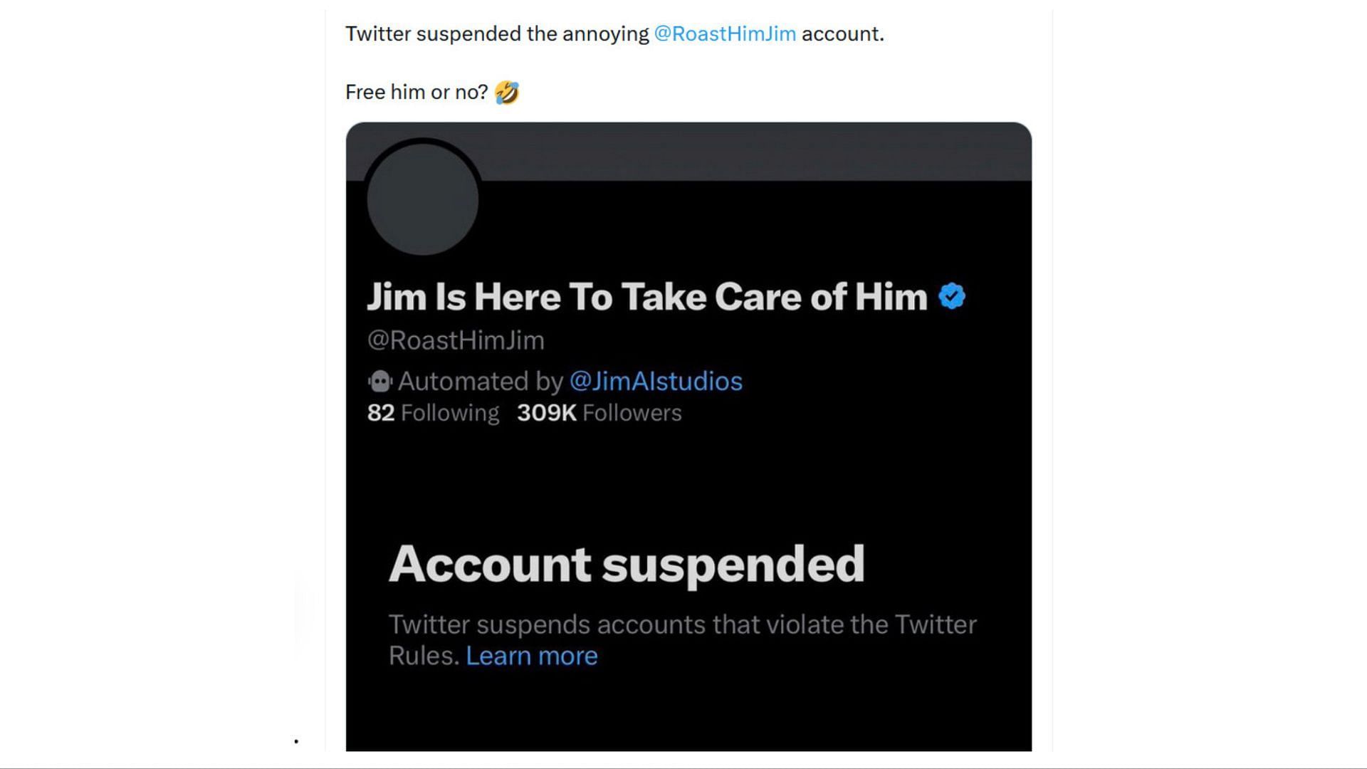 We might be doomed! Twitter user @Zenha just tweeted an image in which he  was banned by a moderation bot for something he said in a group shout. This  could mean that