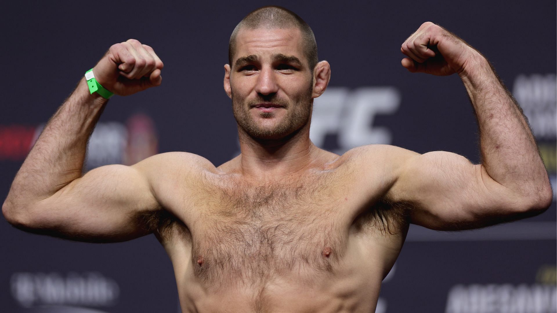 Sean Strickland at UFC 276 weigh-ins