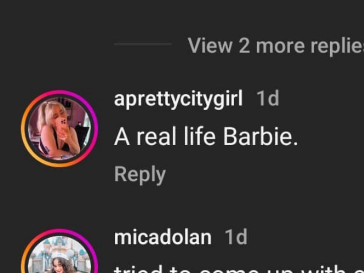 Sabrina Carpenter&#039;s fan calls her &quot;A real Barbie&quot; (Image via Instagram/@sabrinacarpenter)