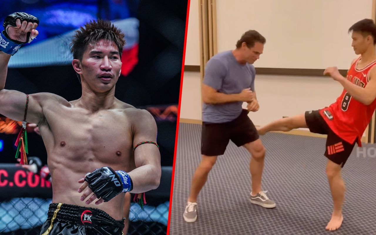Tawanchai PK Saenchai, Rich Franklin | Image courtesy of ONE