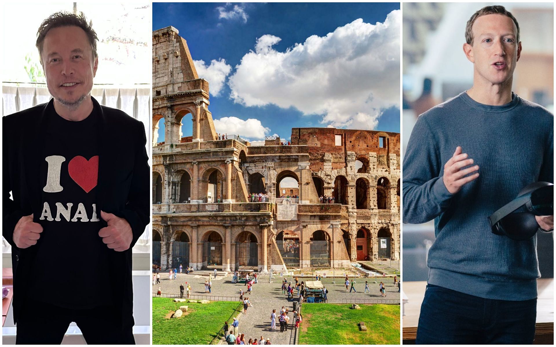 Elon Musk, Italy&rsquo;s Colosseum and Mark Zuckerberg