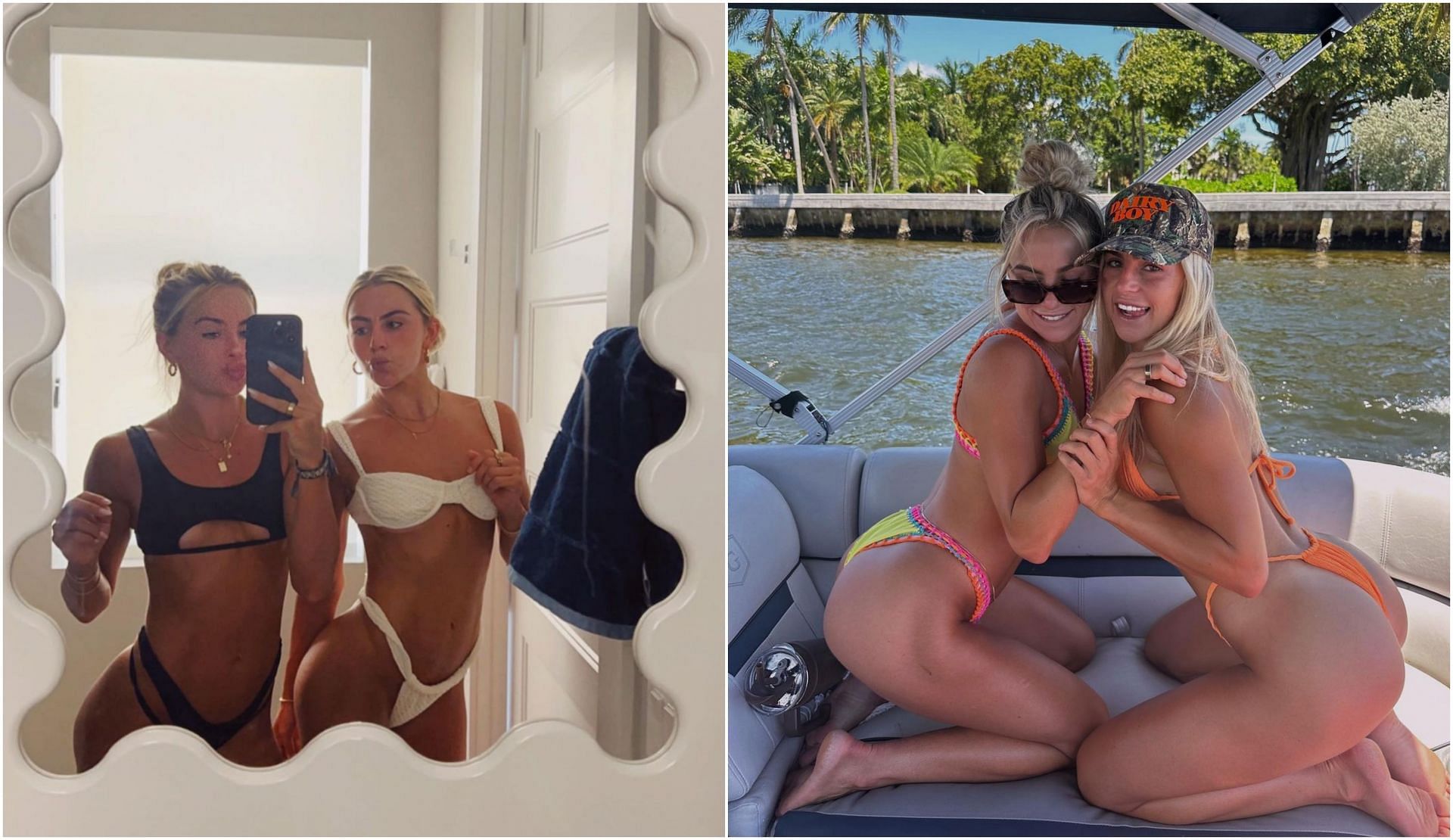 Photos Cavinder Twins share swimsuit pictures on IG amid break