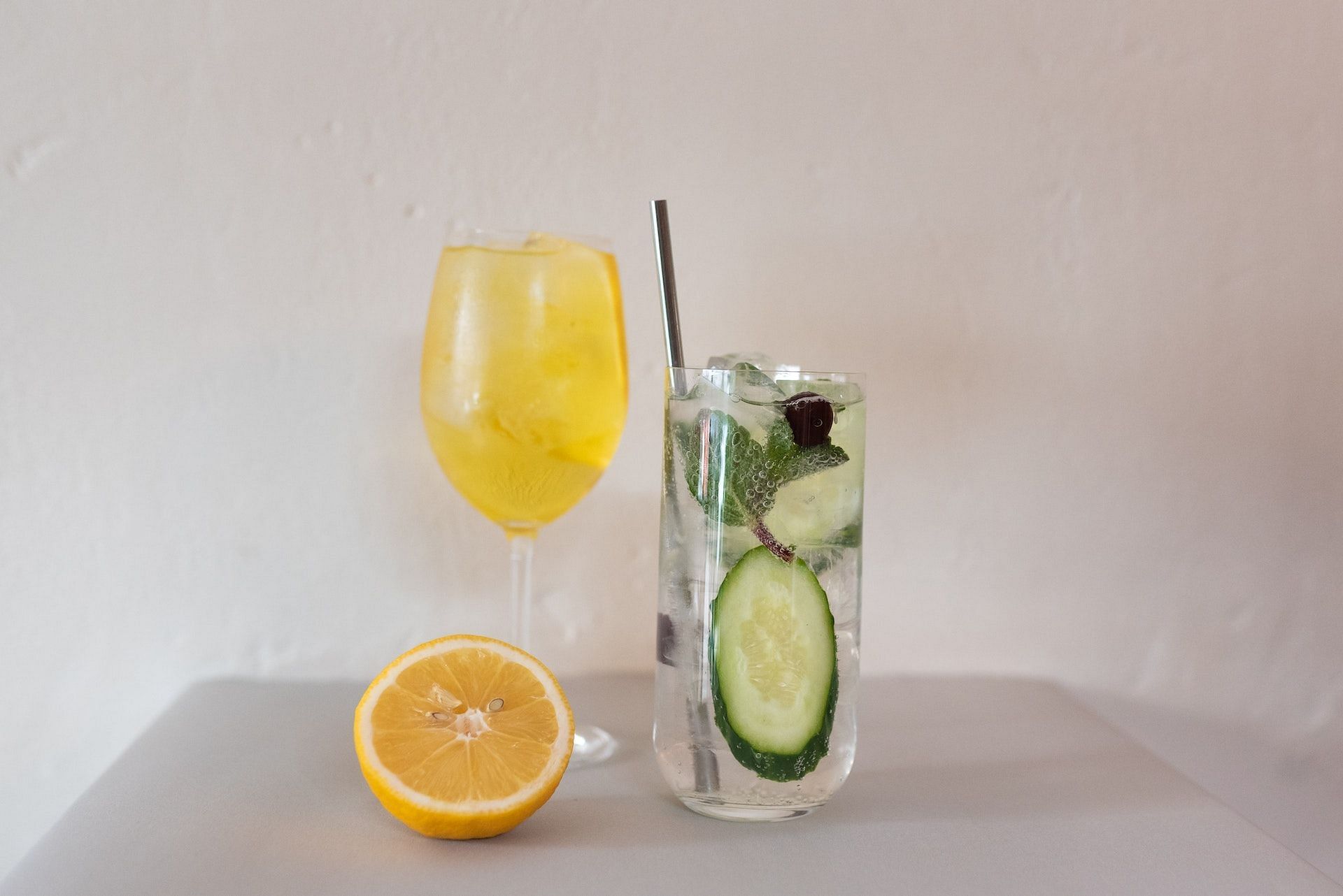 Cucumber water helps with weight loss. (Photo via Pexels/Arina Krasnikova)