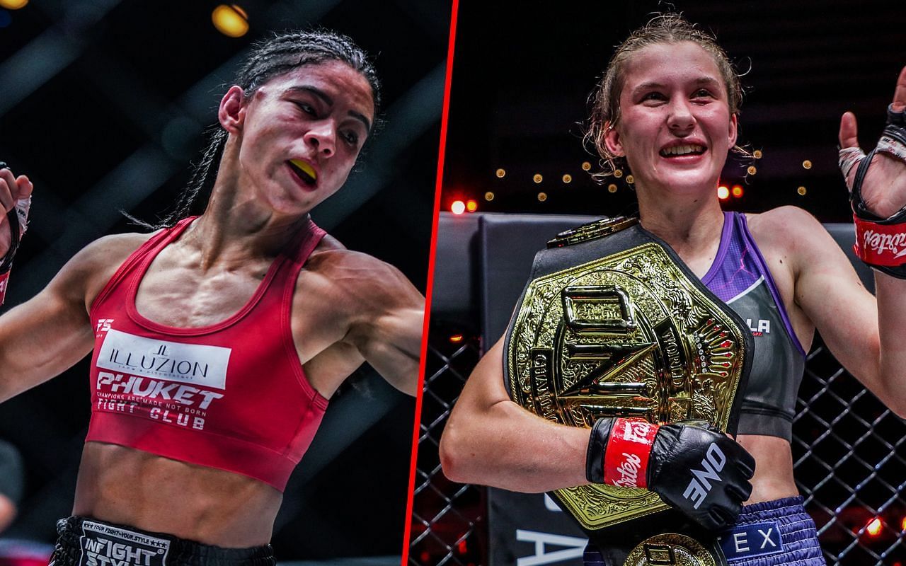 Allycia Hellen Rodrigues (Left) faces Smilla Sundell (Right) at ONE Fight Night 14