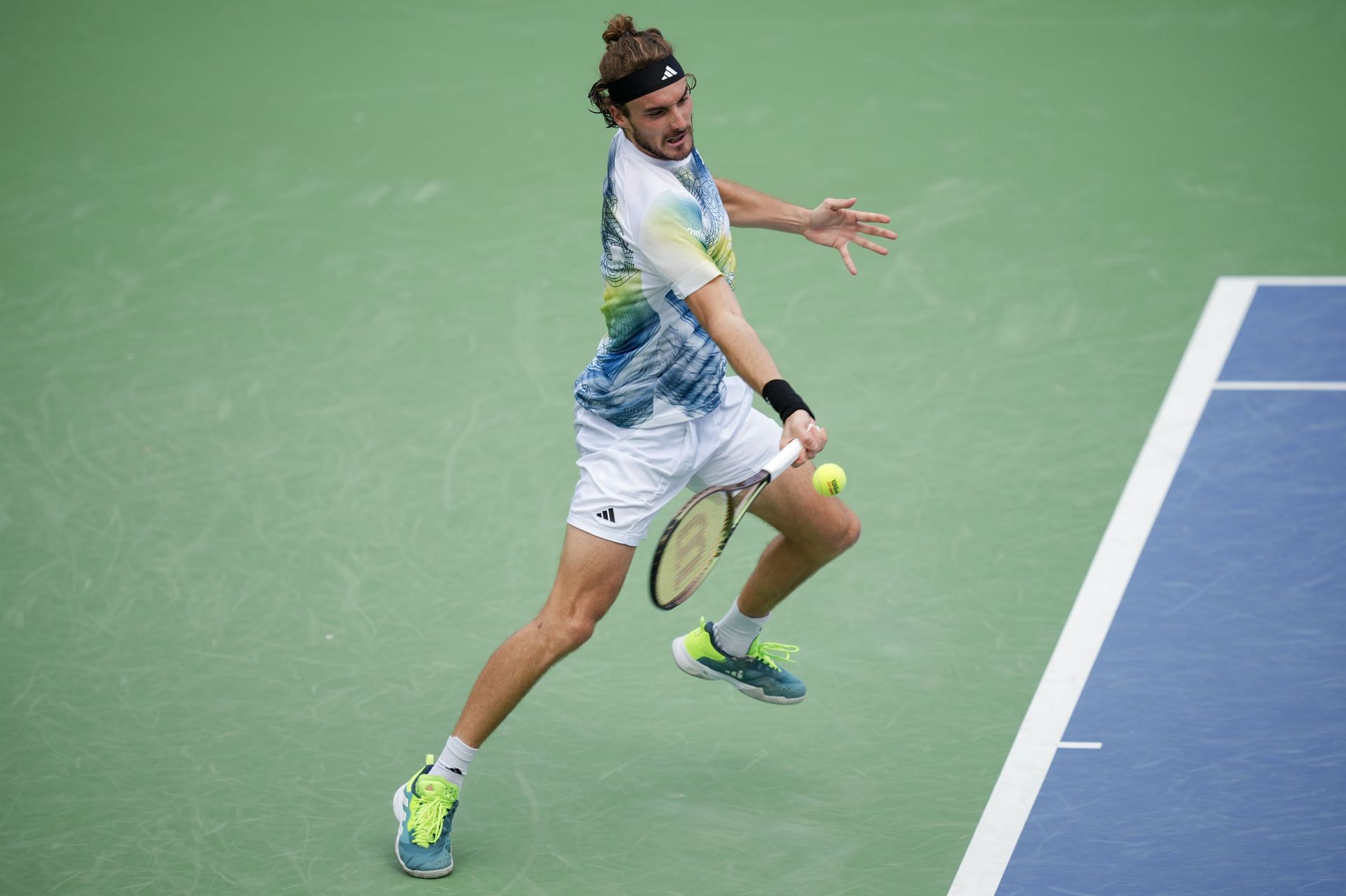 Stefanos Tsitsipas :Western &amp; Southern Open - Day 4: