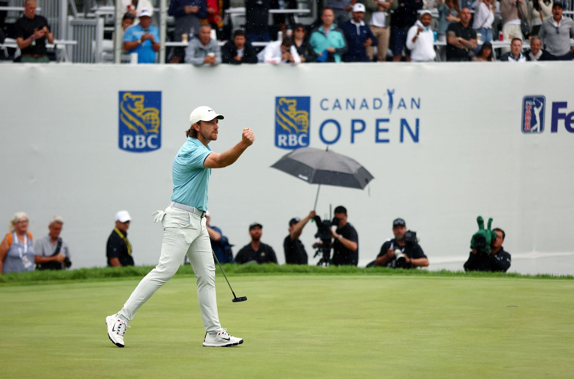 Tommy Fleetwood at the 2023 RBC Canadian Open (via Getty Images)