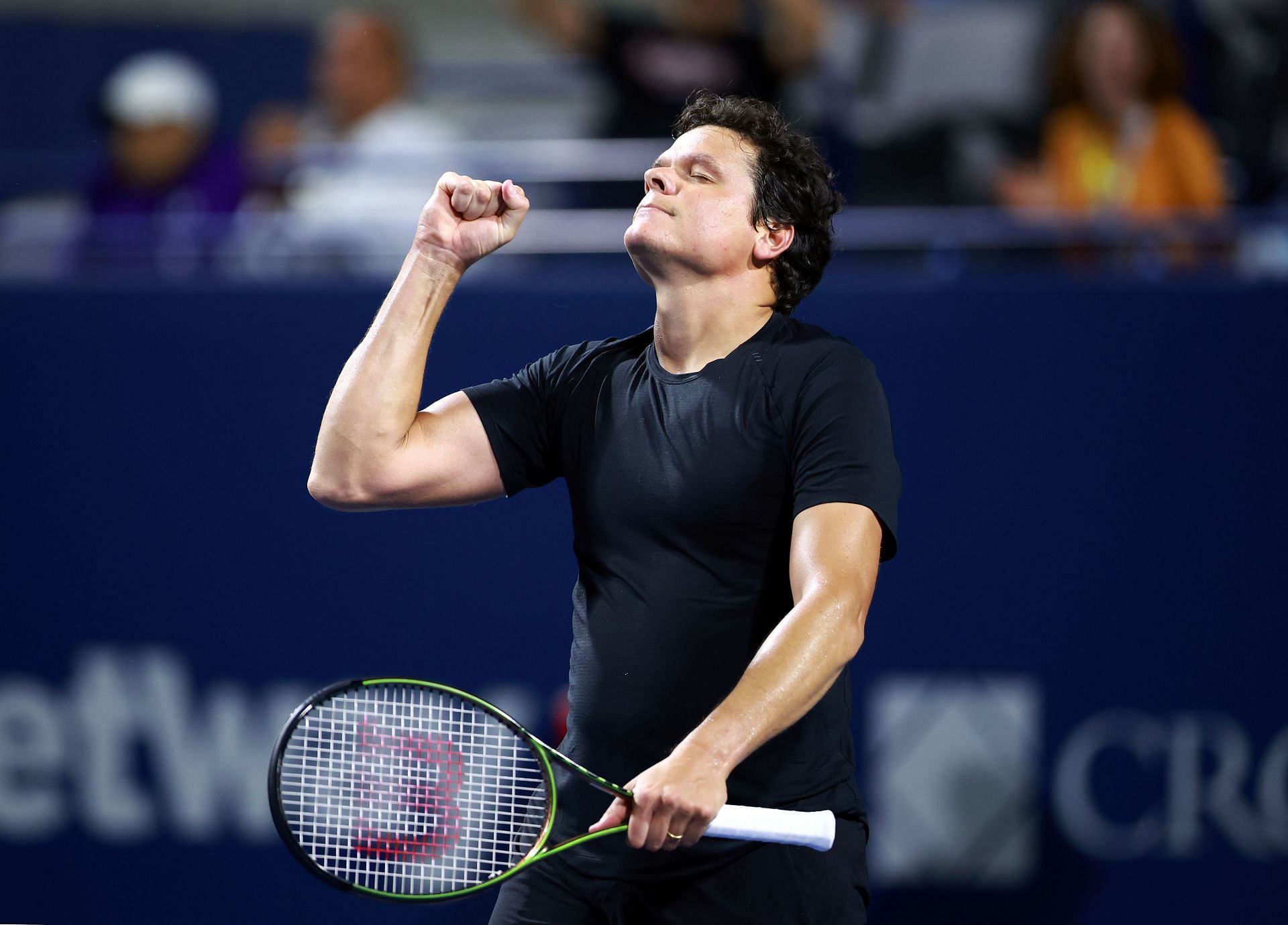 Milos Raonic at the 2023 Canadian Open.