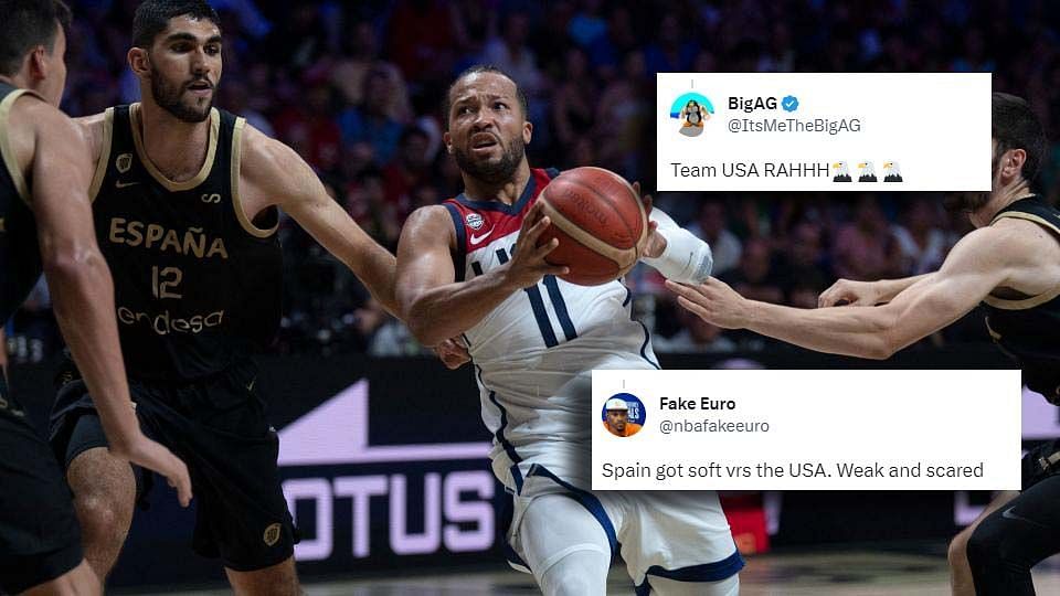 Fans react to Team USA beating the Spanish team