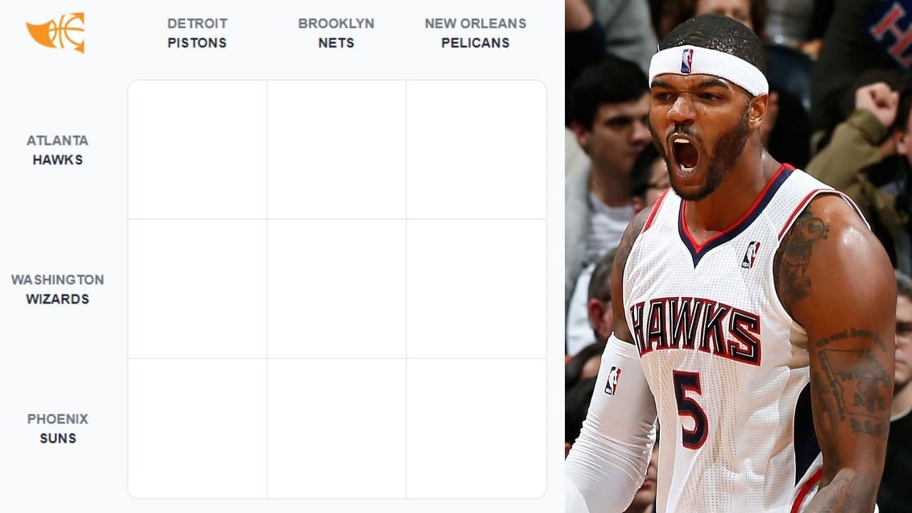 NBA Immaculate Grid (August 24) and Josh Smith