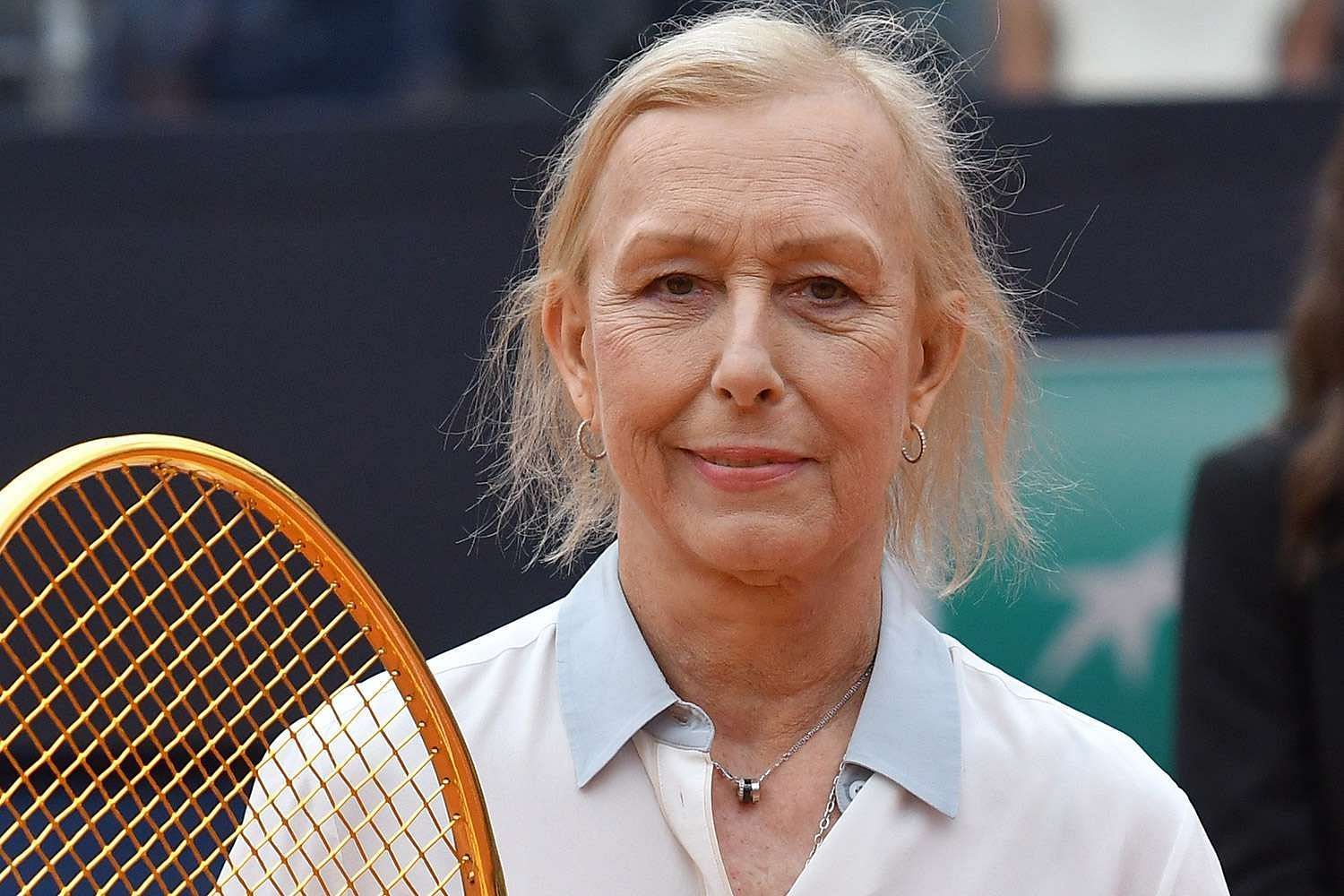 Martina Navratilova likes to give her opinions on current topics