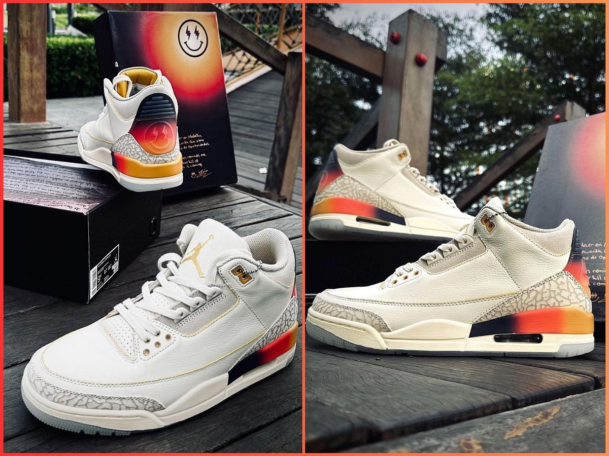 J Balvin x Air Jordan 3 Medellin Sunset