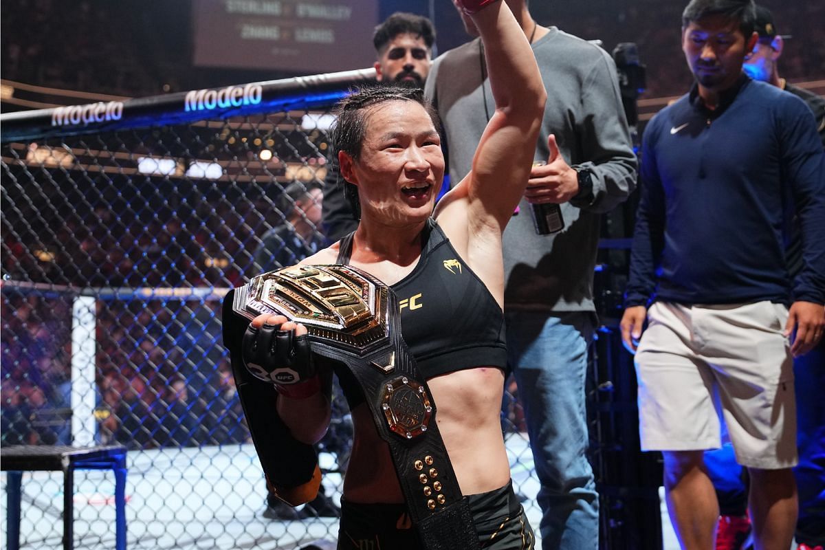 Could Weili Zhang face Tatiana Suarez in her next fight? [Image Credit: @ufc on Twitter]