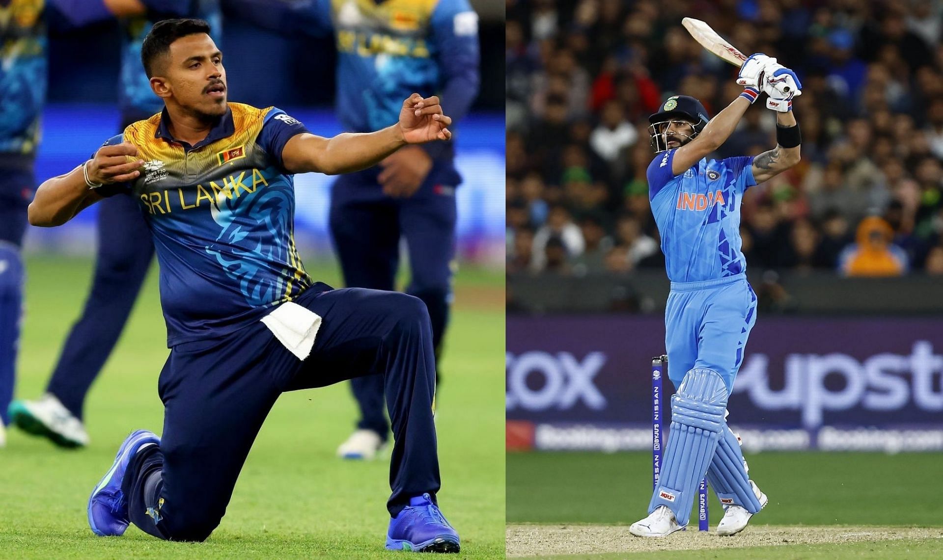 Maheesh Theekshana, Virat Kohli