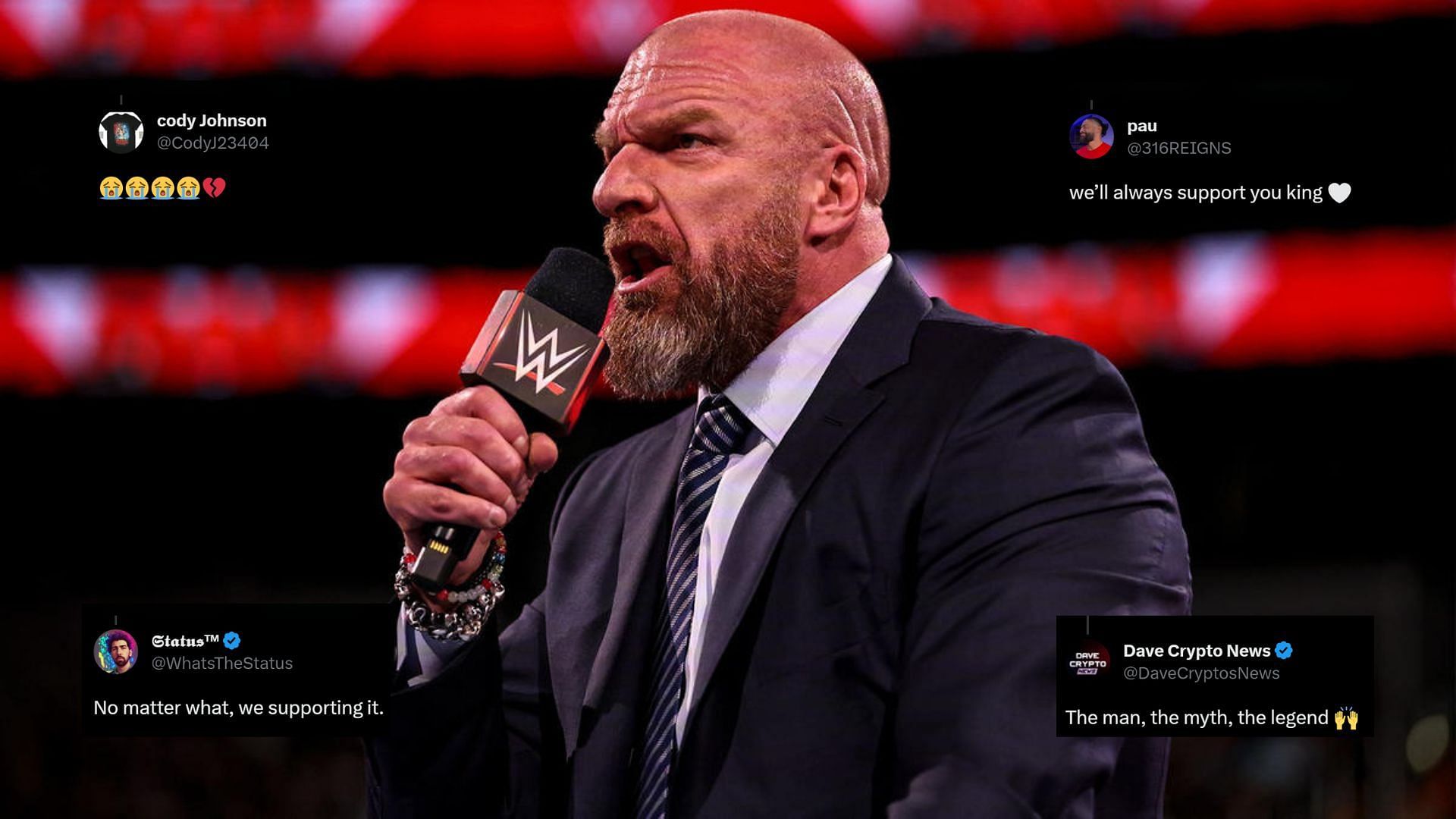 "Triple H Won't Let Him Leave" "Take Your Time On The Decision" - Fans ...