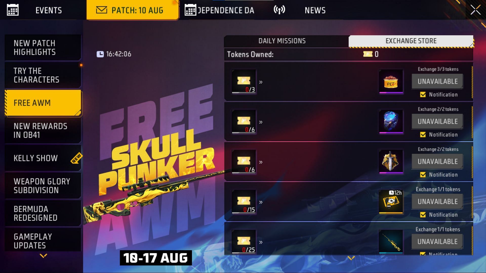 Free AWM skin is also up for grabs (Image via Garena)