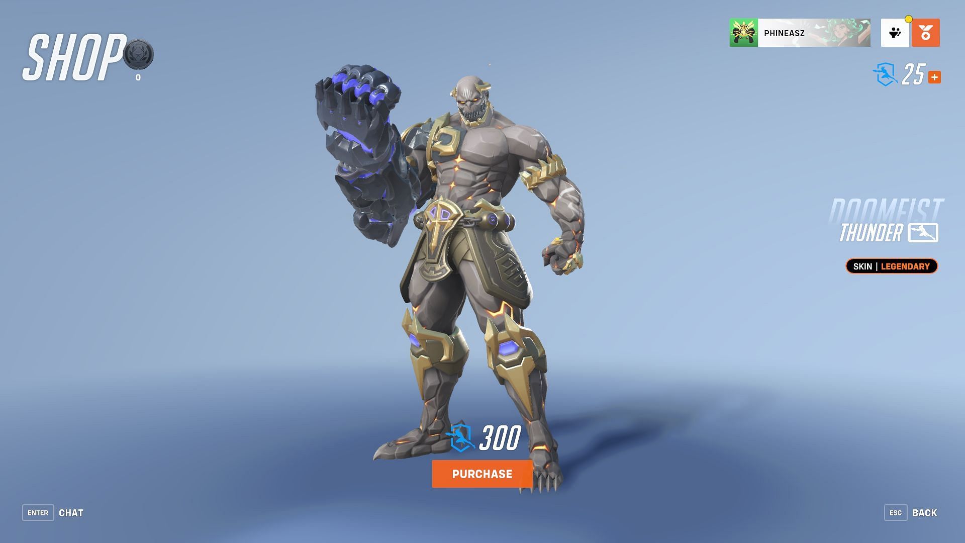 Doomfist- Thunder (Image via Blizzard Entertainment)