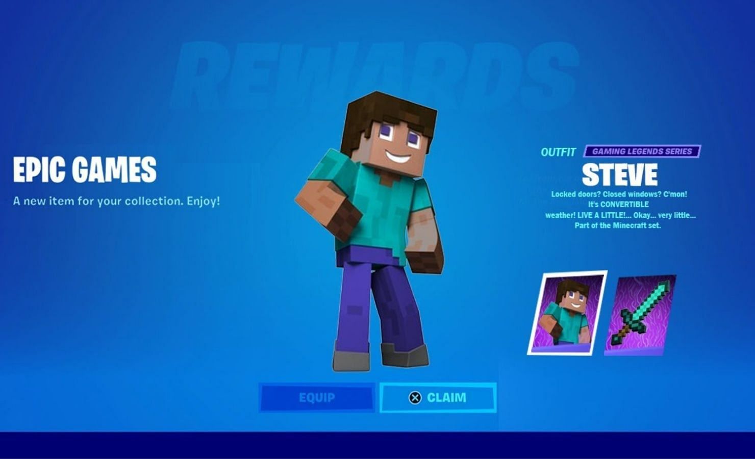 Fortnite: Is Minecraft Steve skin in Fortnite?