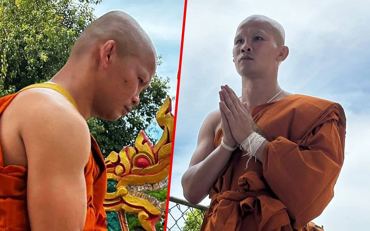 Legendary fighter Nong-O Hama was recently ordained as a Buddhist monk. -- Photo by ONE Championship