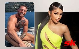 Conor McGregor makes a move on viral rap star Saweetie during Jake Paul vs. Nate Diaz live