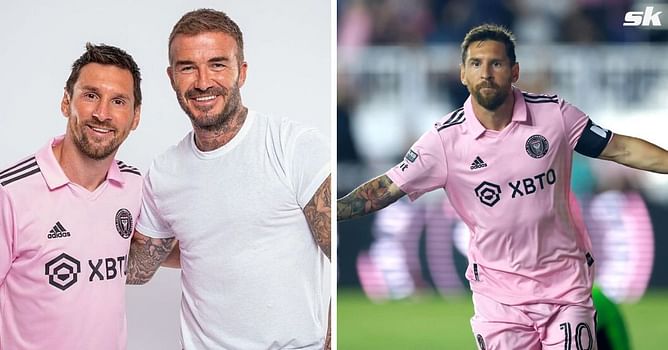 "Two World Champions" - Inter Miami owner David Beckham makes social media post as he poses alongside Lionel Messi and his Argentine teammate