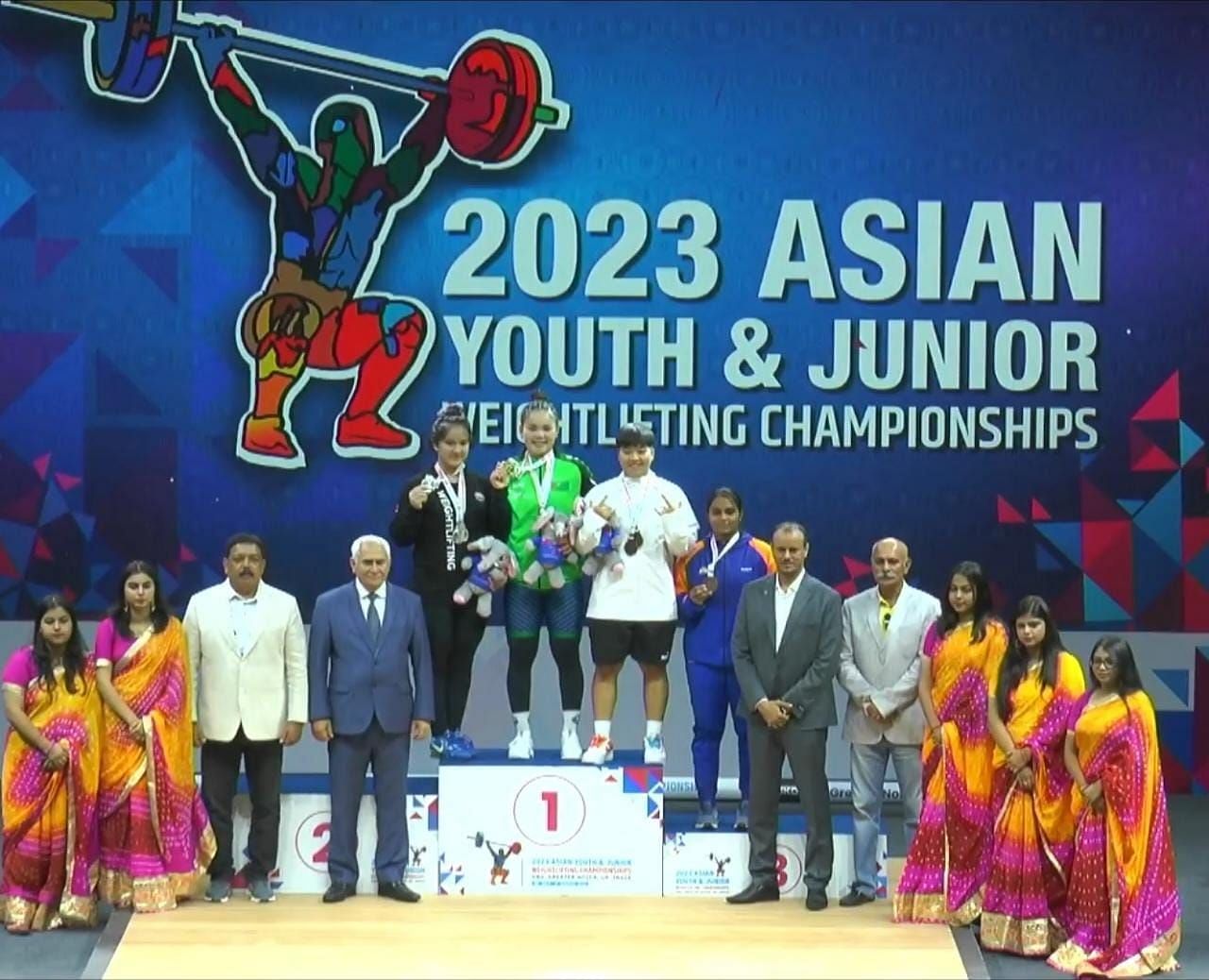 Kapil and Anjana impress in Asian Youth and Junior Weightlifting Championship 2023 (Image via SAI Media)