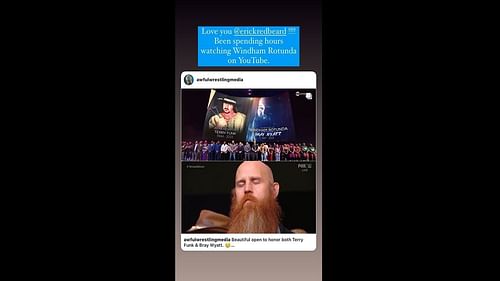 Lana's message to Erick Rowan